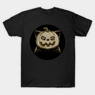 cat wearing pumpkin mask T-Shirt